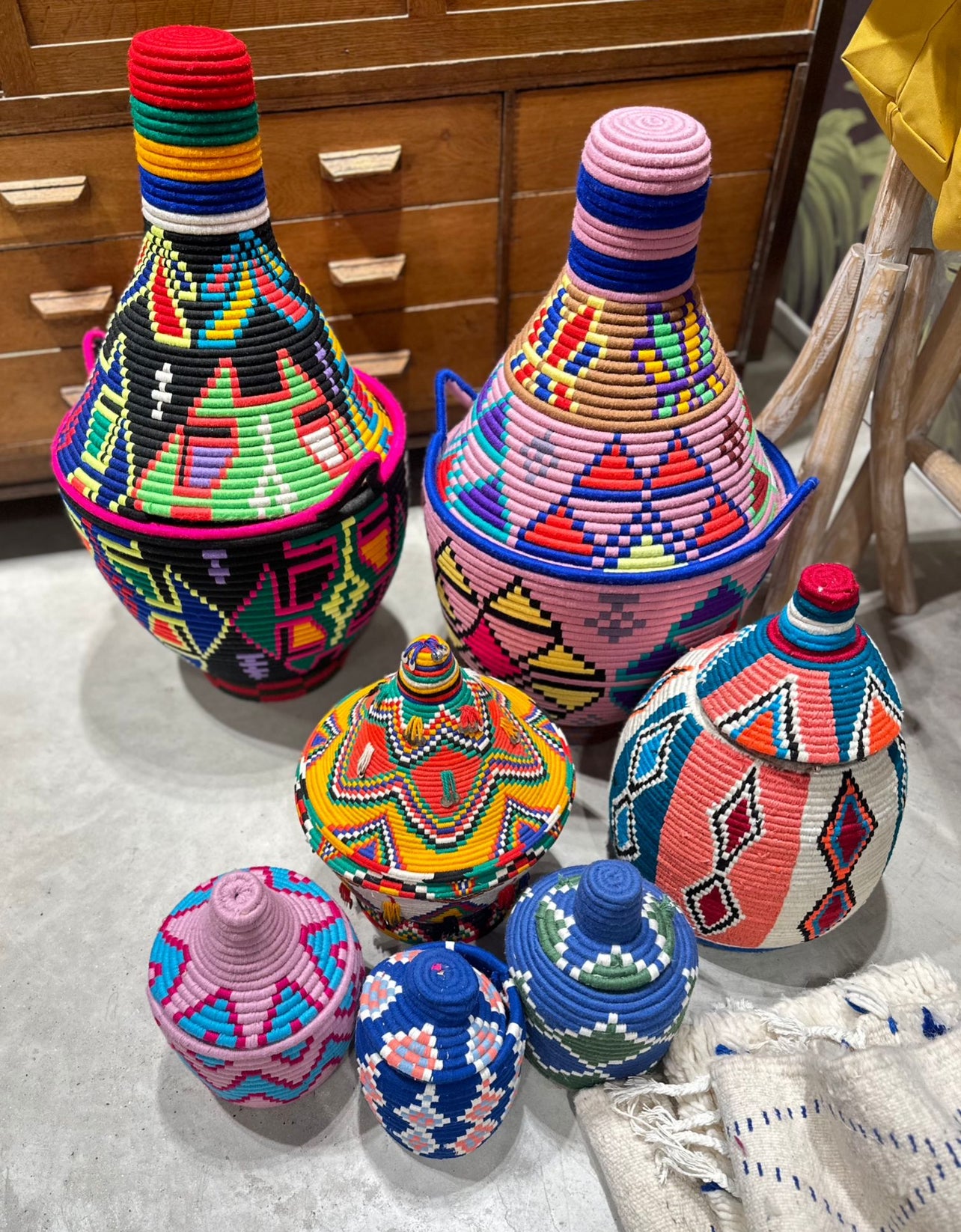 Handwoven Artisan Berber Baskets and Accessories-Fair Trade Storage and Decor