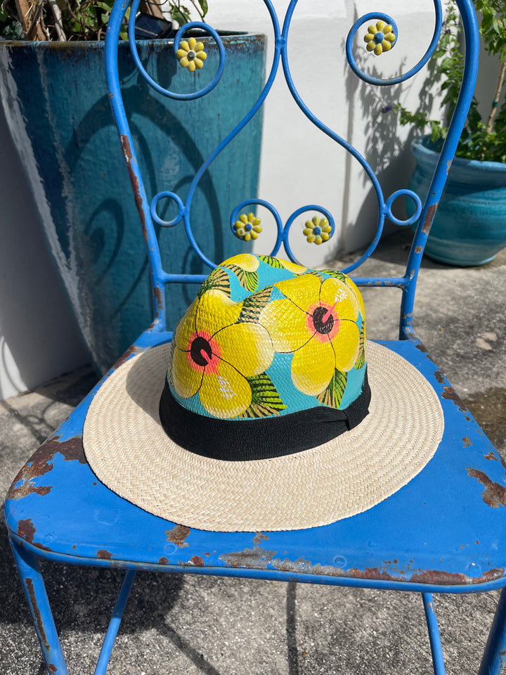 Hand painted Straw hat