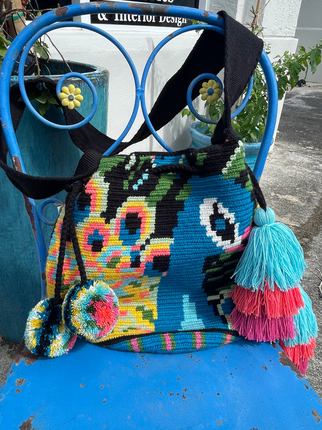 Hand Knitted Wayuu totel bag/purse
