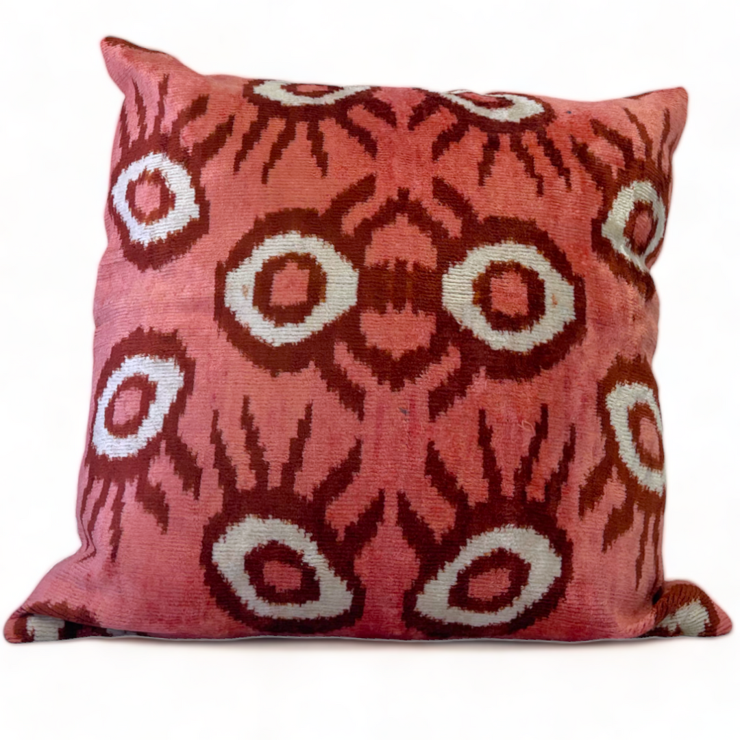 Evil Eye Silk Velvet Pillow