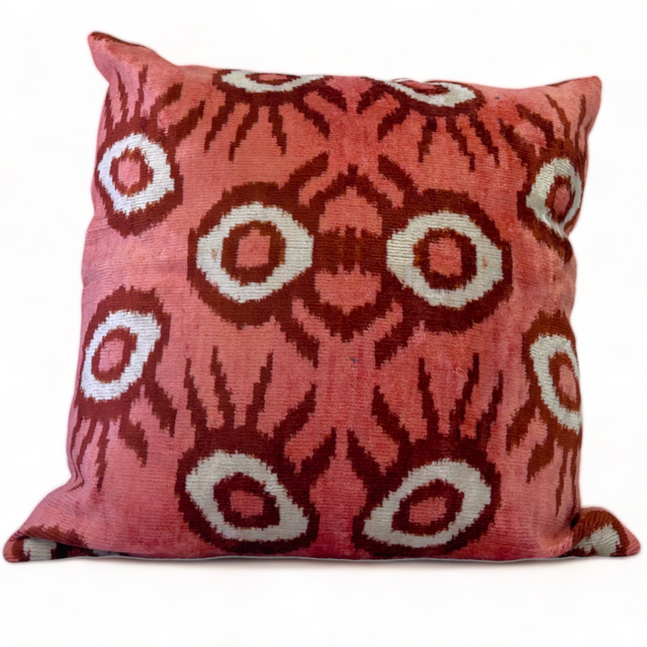 Evil Eye Silk Velvet Pillow