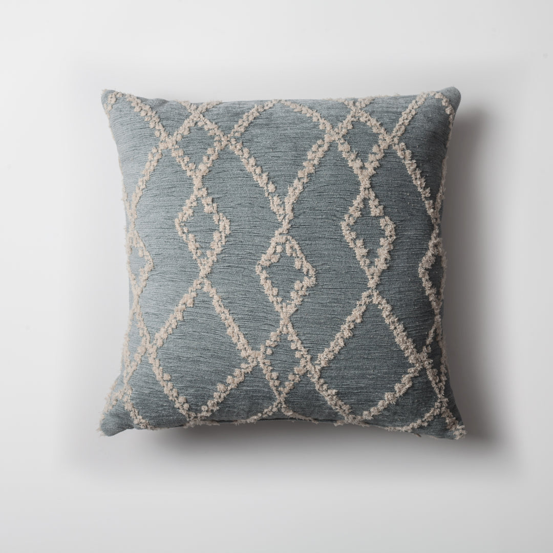 Dia Square-Blue and Beige