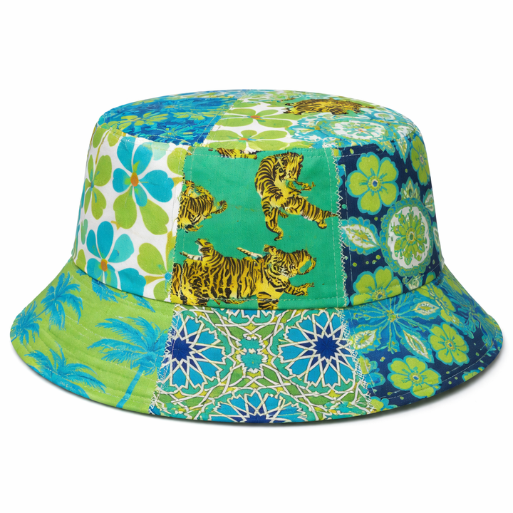 Custom Hand Made Designer Bucket Hats-Patchwork Style (Select Styles Shown Below)