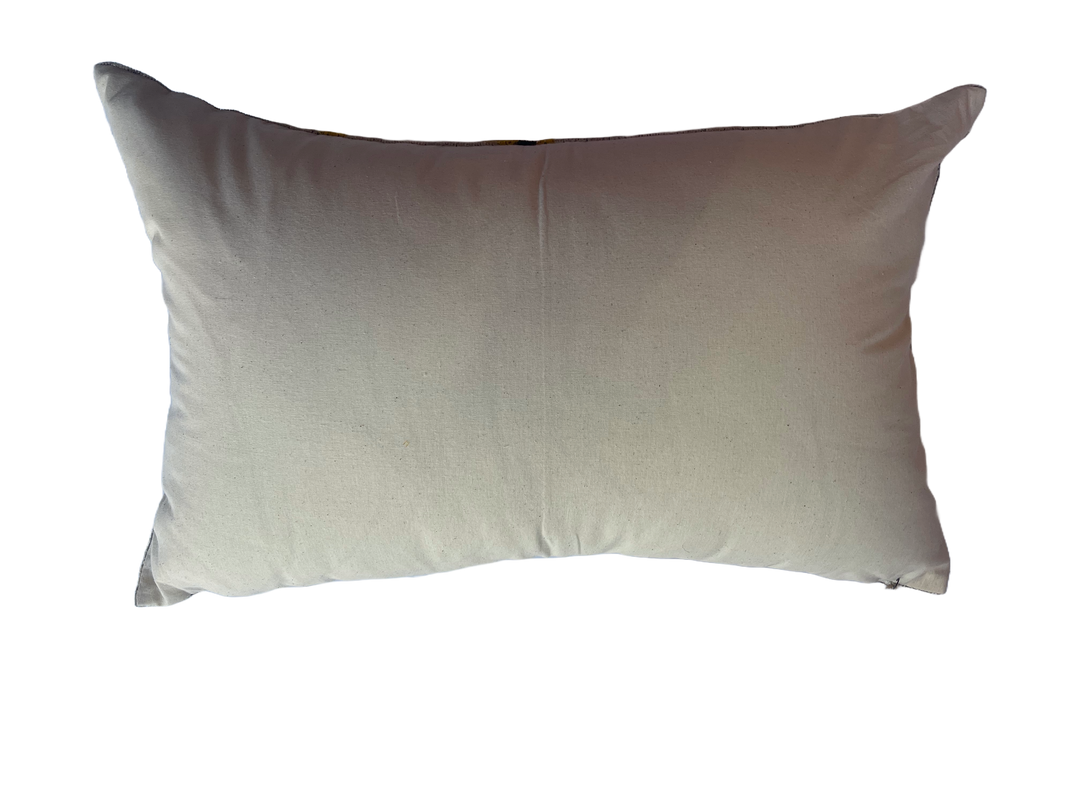 Tiger pattern silk velvet lumbar pillow