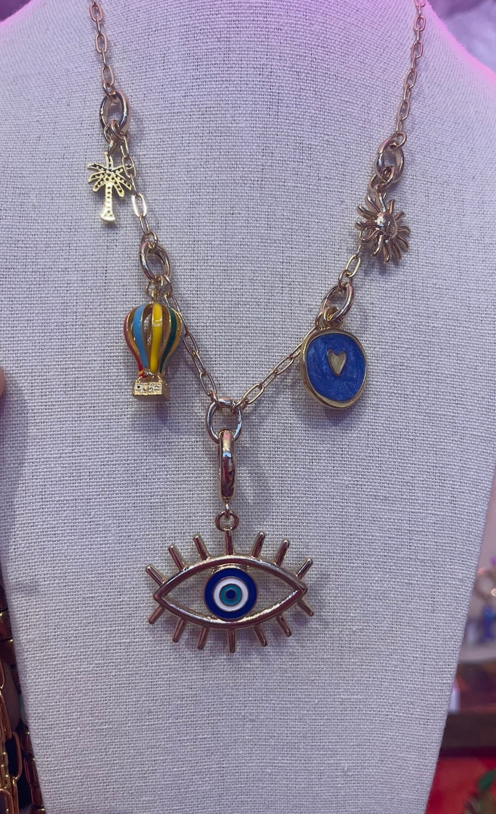 Evil Eye Charm Necklace