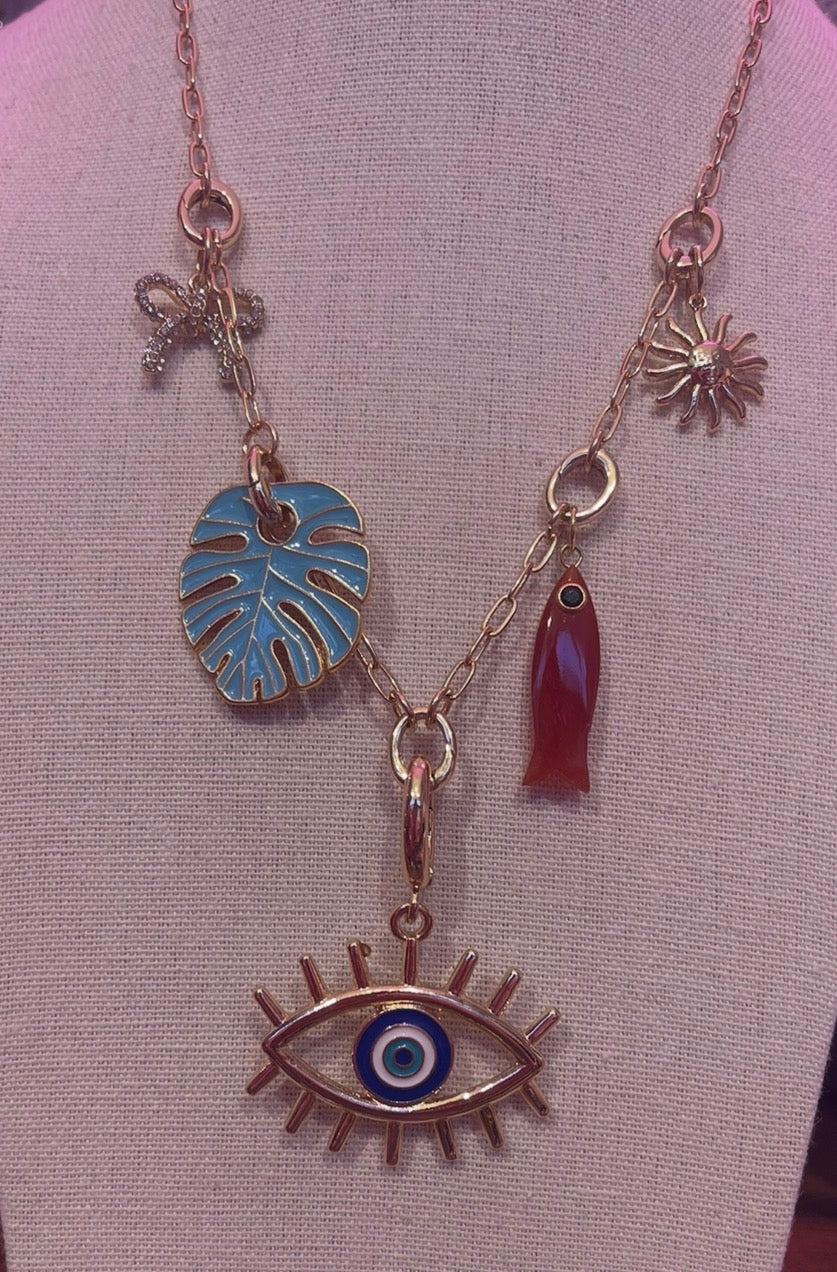 Evil Eye Charm Necklace