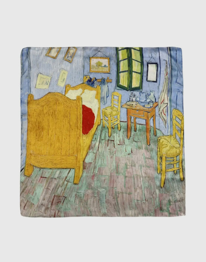 Van Gogh's "Bedroom in Arles" Silk Scarf