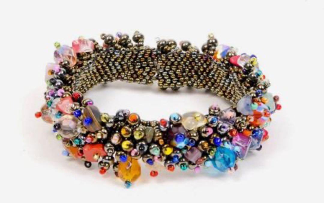 Capullo Magnetic Seed bead bracelet-Guatemala