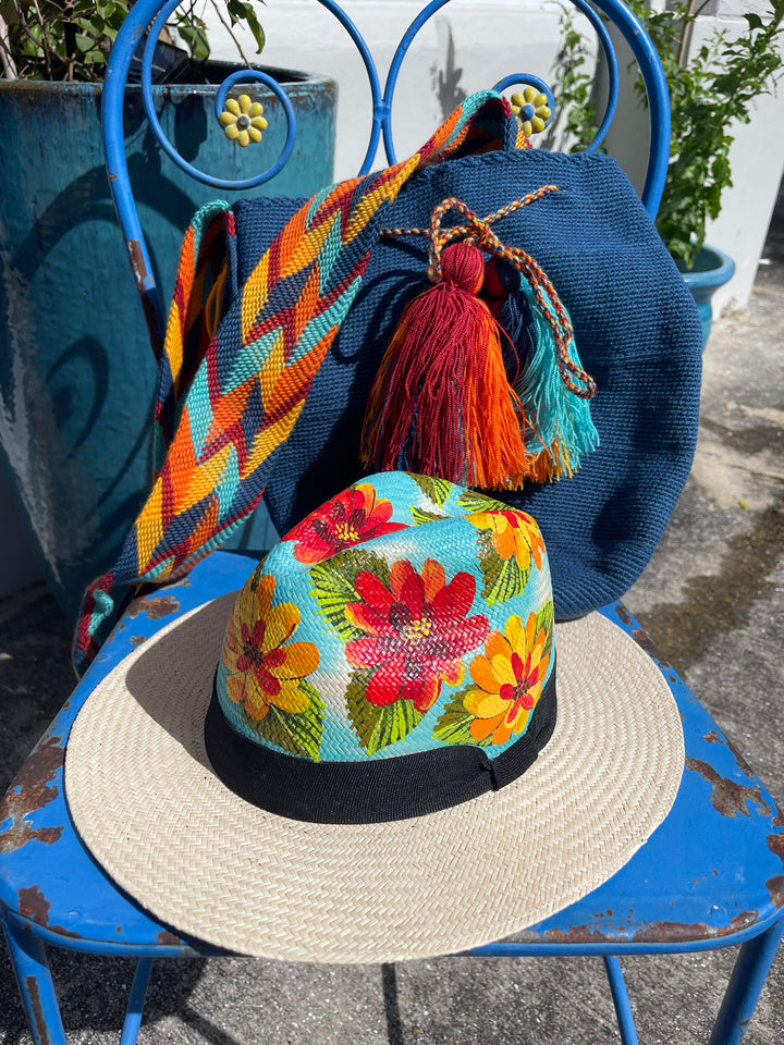 Hand Painted Straw hat