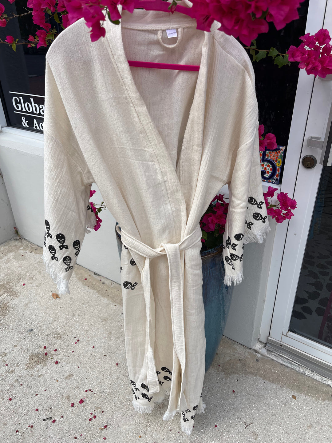 Organic Cotton Kimono Robe