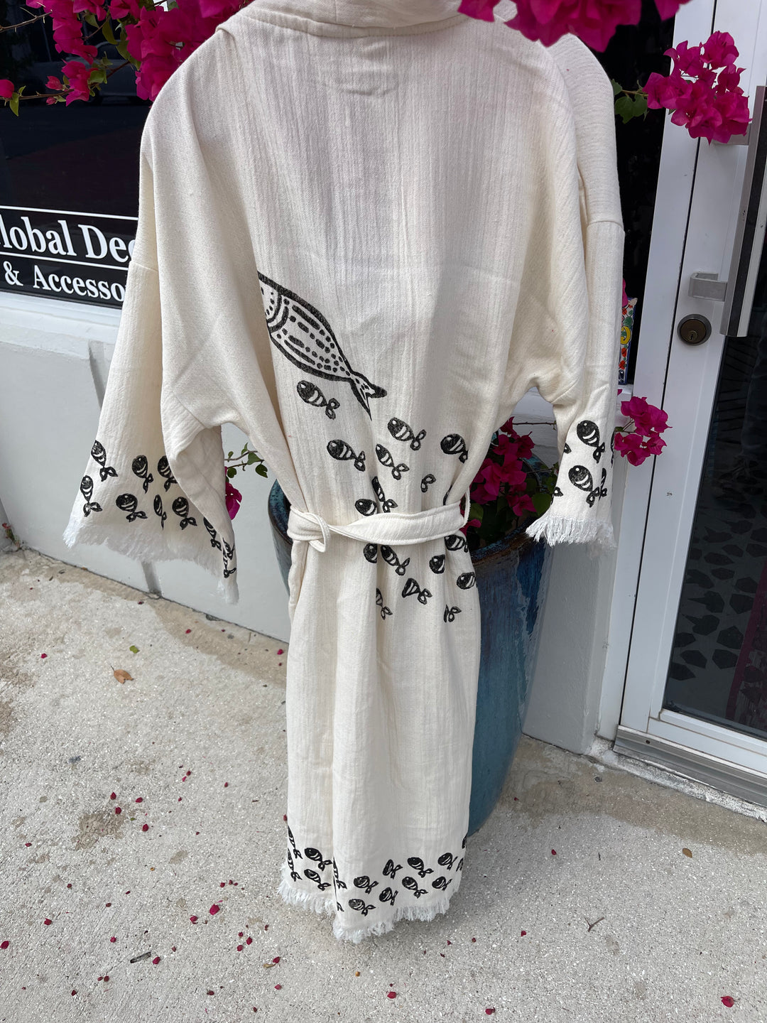 Organic Cotton Kimono Robe