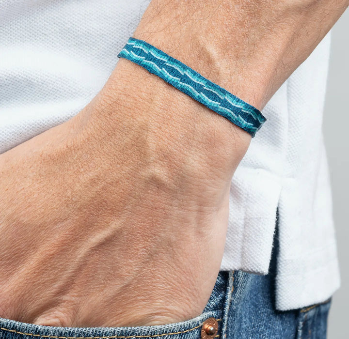 Men's Surfer Bracelet-Blue