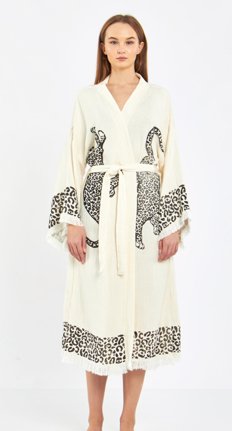 Organic Cotton Kimono Robe