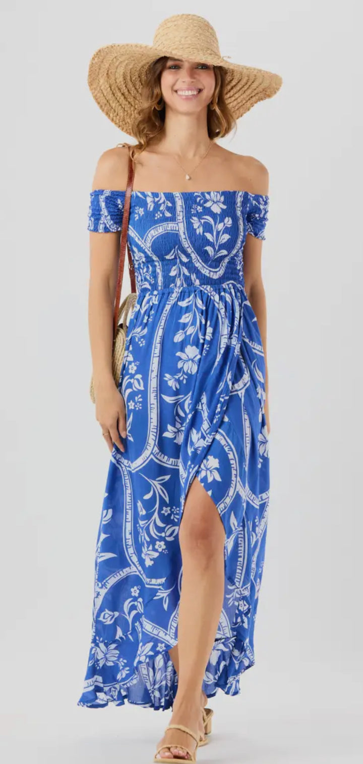 Chelsea Maxi Dress-Royal Blue