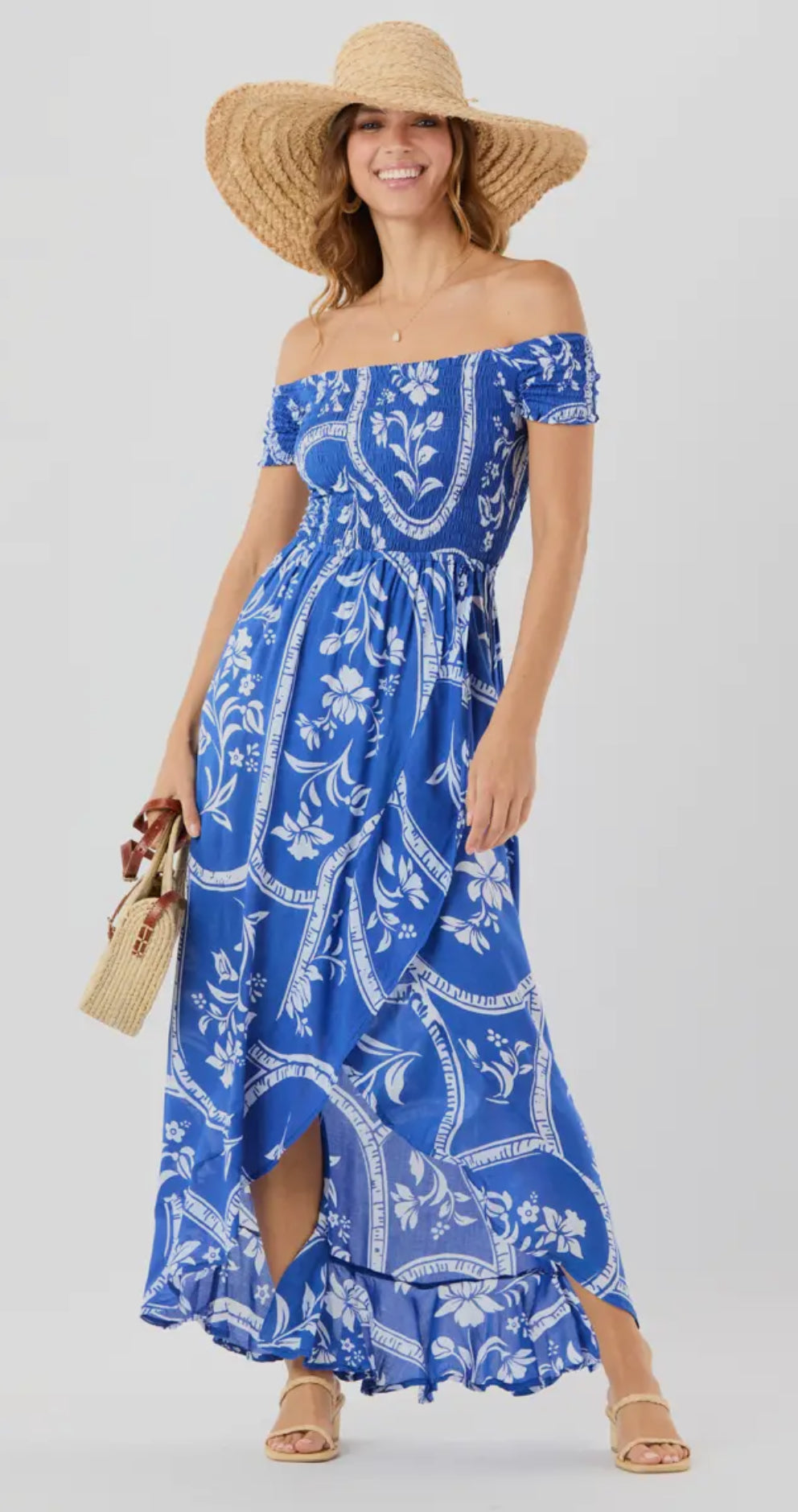 Chelsea Maxi Dress-Royal Blue