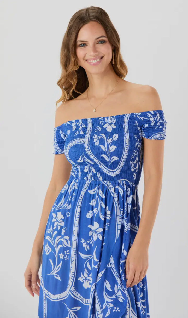 Chelsea Maxi Dress-Royal Blue