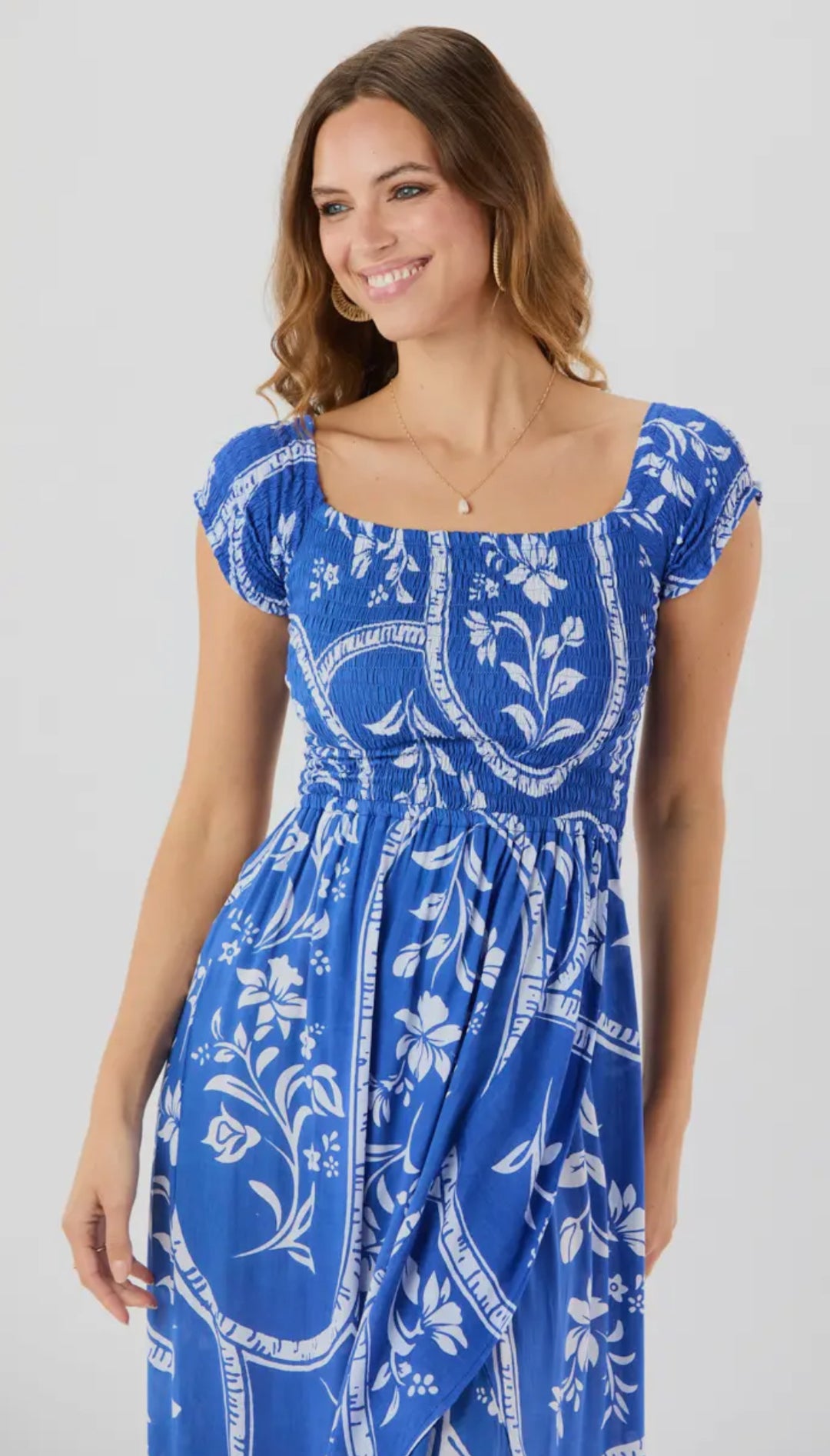 Chelsea Maxi Dress-Royal Blue