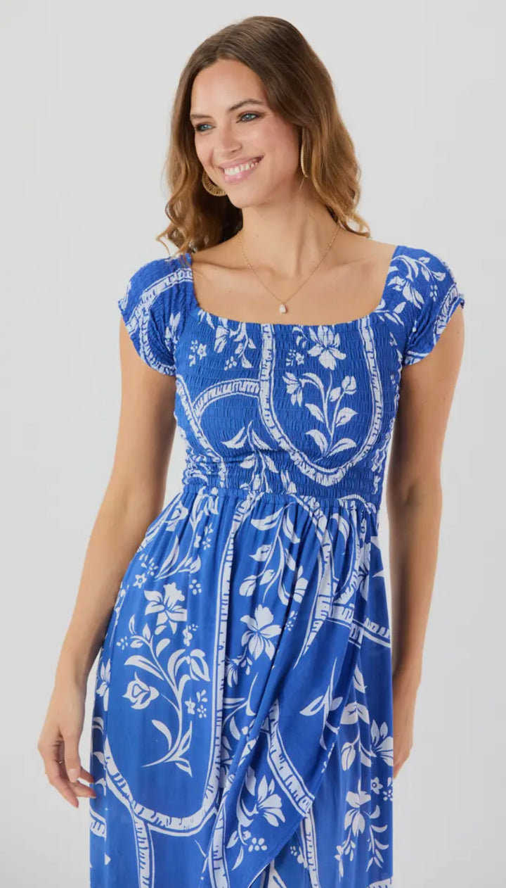 Chelsea Maxi Dress-Royal Blue