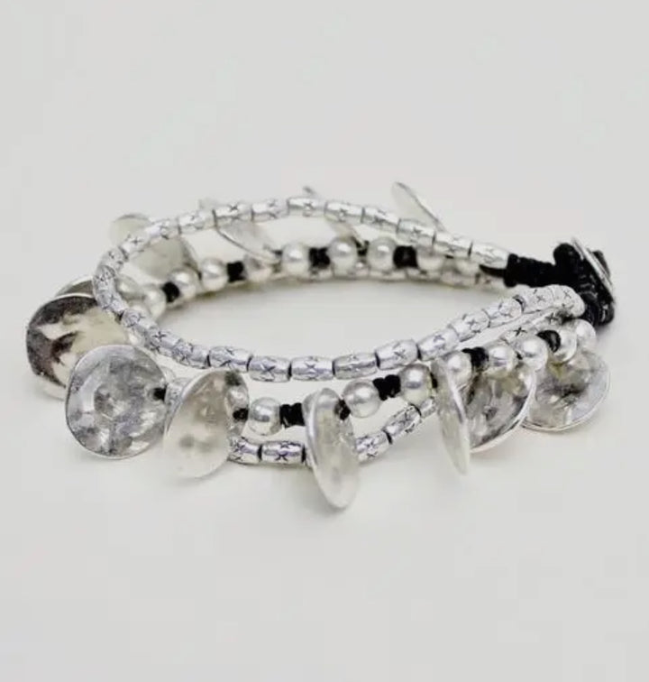 Coin Silver Alloy Bracelet