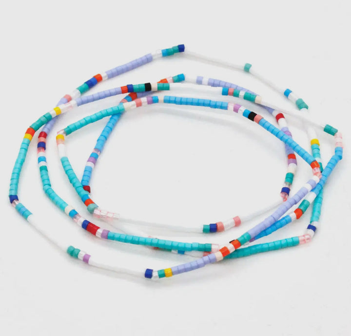 Miyuki Seed Bead Bracelet or Necklace-Turquoise