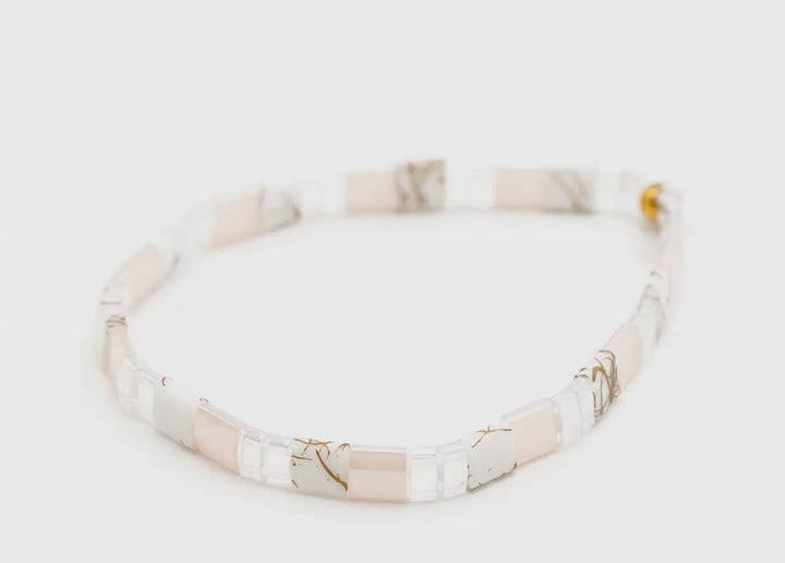 Tile Bead Bracelet-Whisper