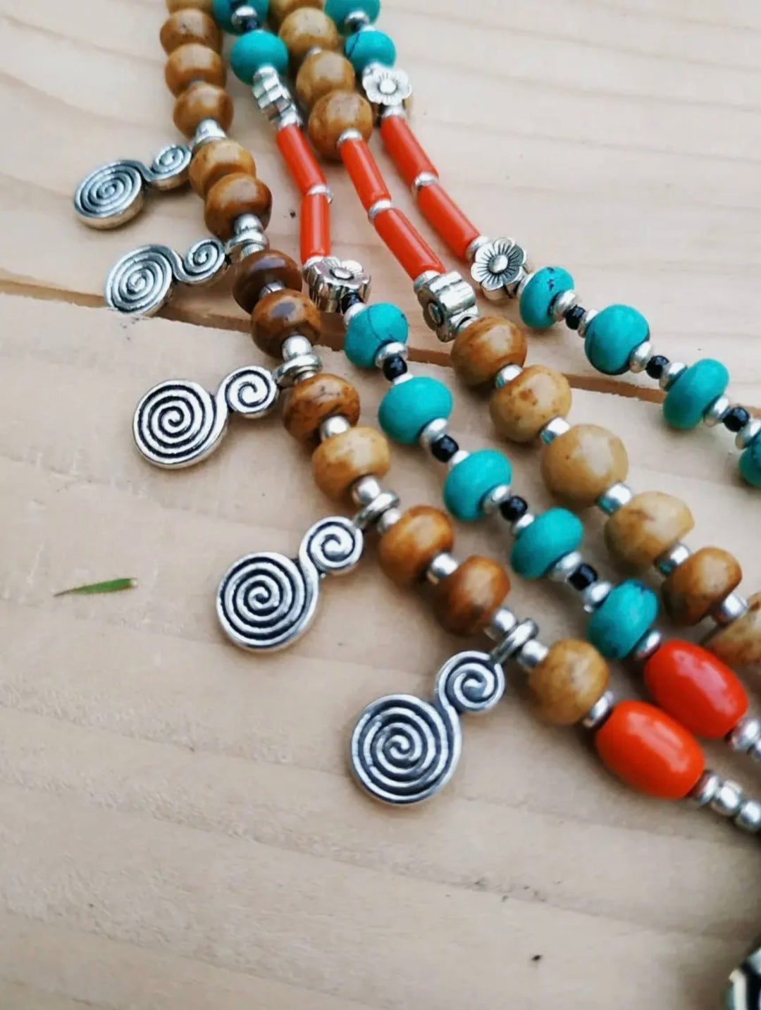 Evil Eye and Hamsa Turquoise Necklace