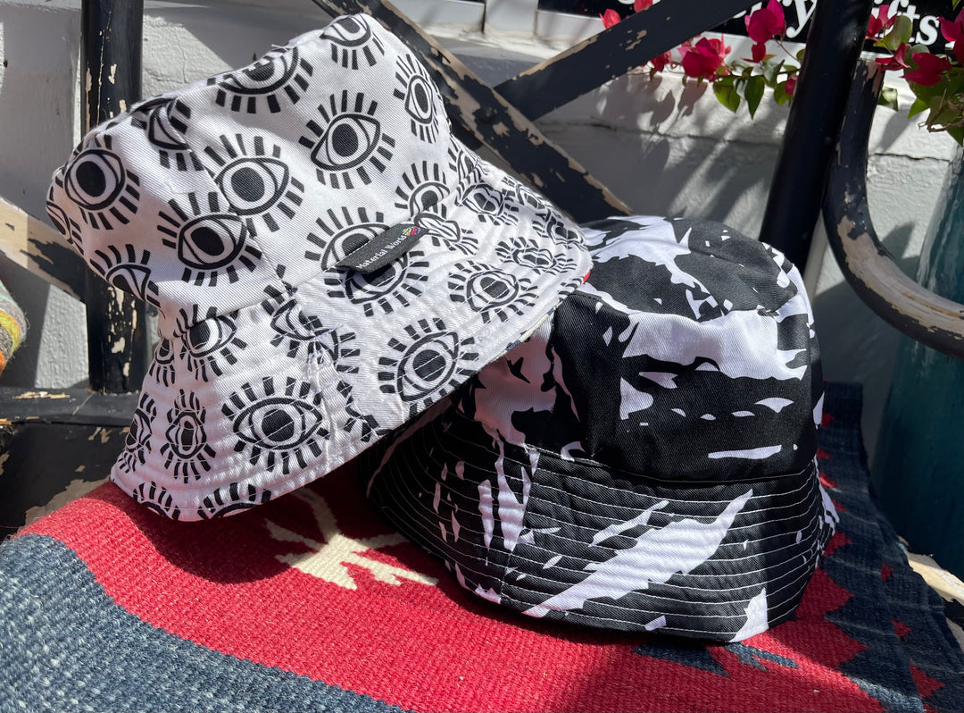 Custom Bucket Hats-Simple Two Sided Reversible Option