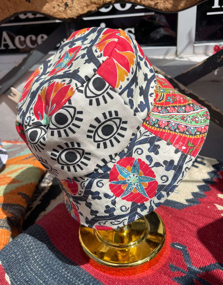 Custom Hand Made Designer Bucket Hats-Patchwork Style (Select Styles Shown Below)