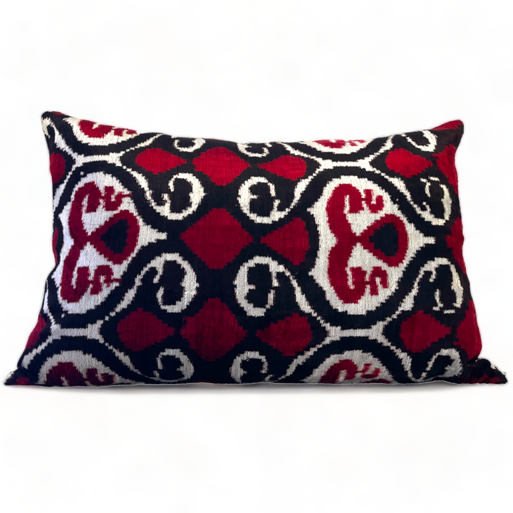 Cobra Circus Ikat Lumbar Pillow