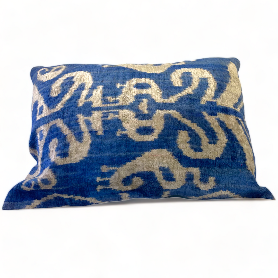 Silk Ikat Antalya Lumbar Pillow