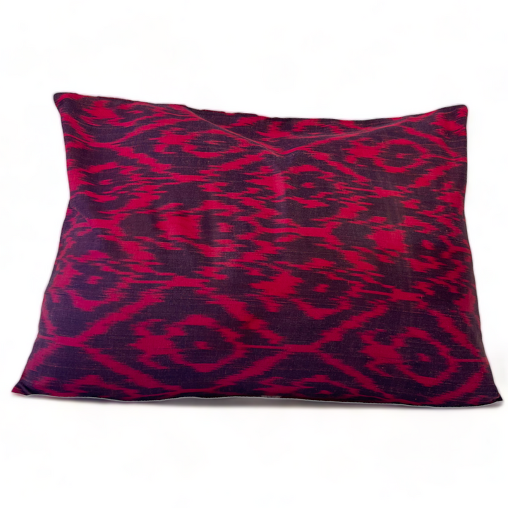 Silk Ikat Lumbar Pillow