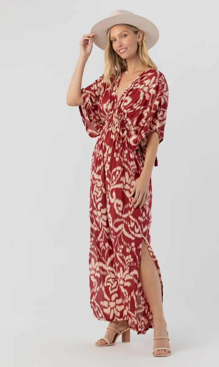 Maxi Dress-Ruby Red