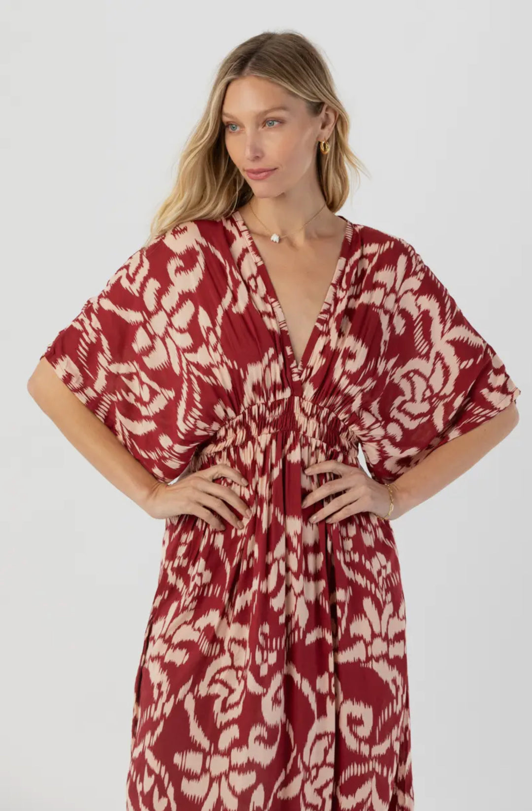 Maxi Dress-Ruby Red
