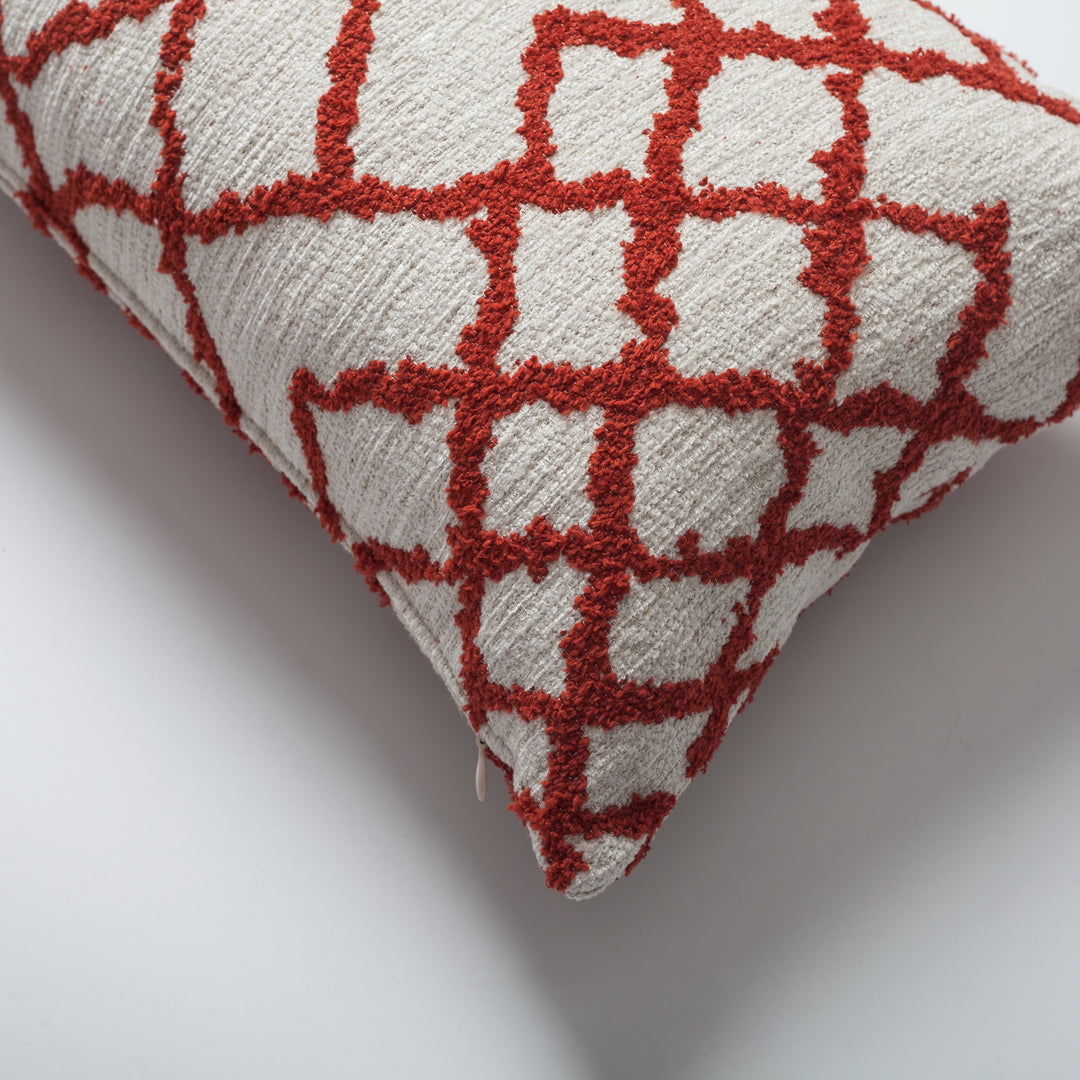 Bedouin Lumbar-Red and White