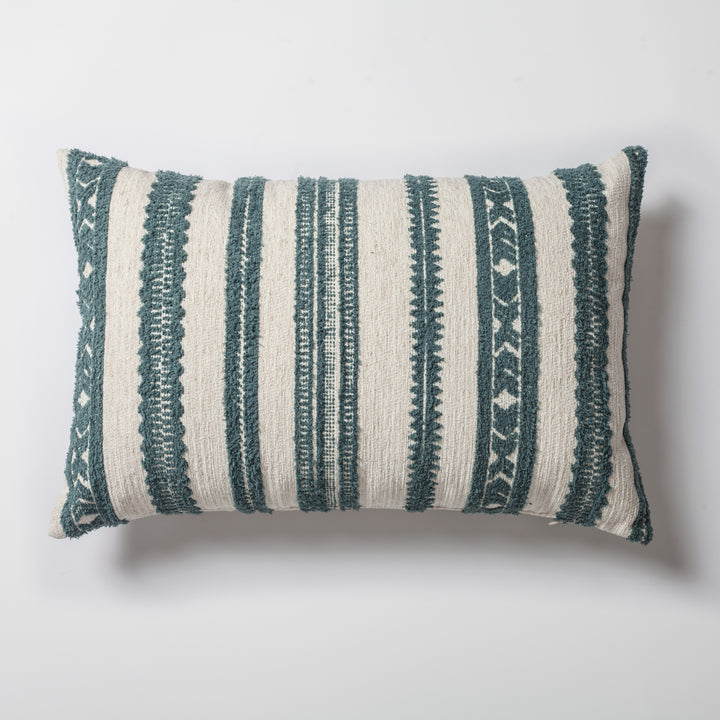 Mythos Lumbar-Petrol Blue and white