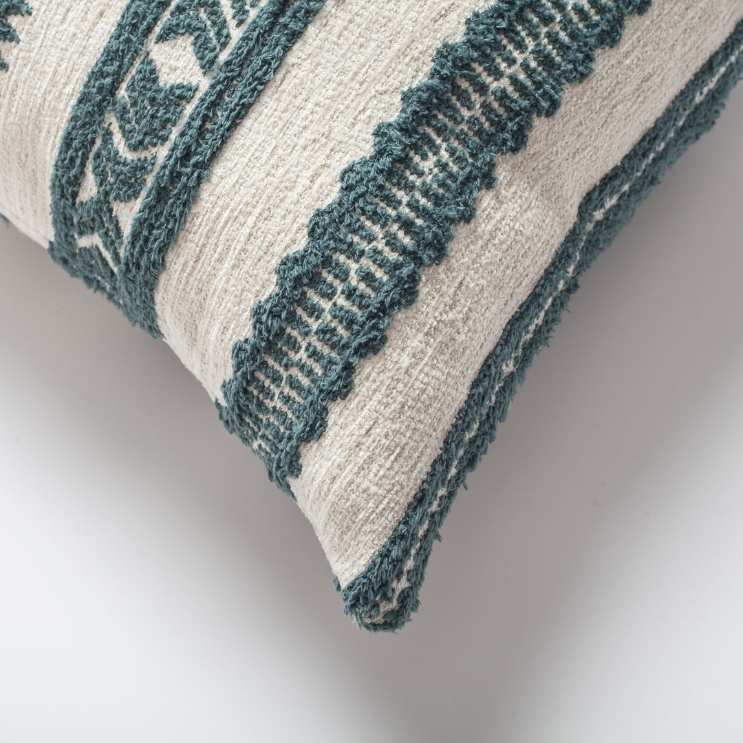 Mythos Lumbar-Petrol Blue and white