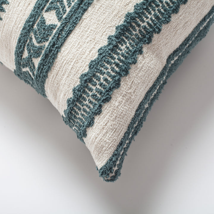 Mythos Lumbar-Petrol Blue and white