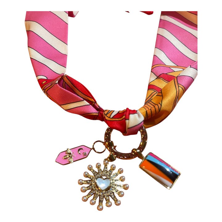 Scarf Charm Necklace/Bracelet-Taffy
