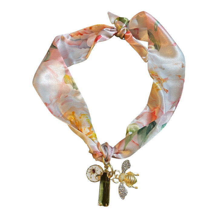 Scarf Charm Necklace-Bumblebee