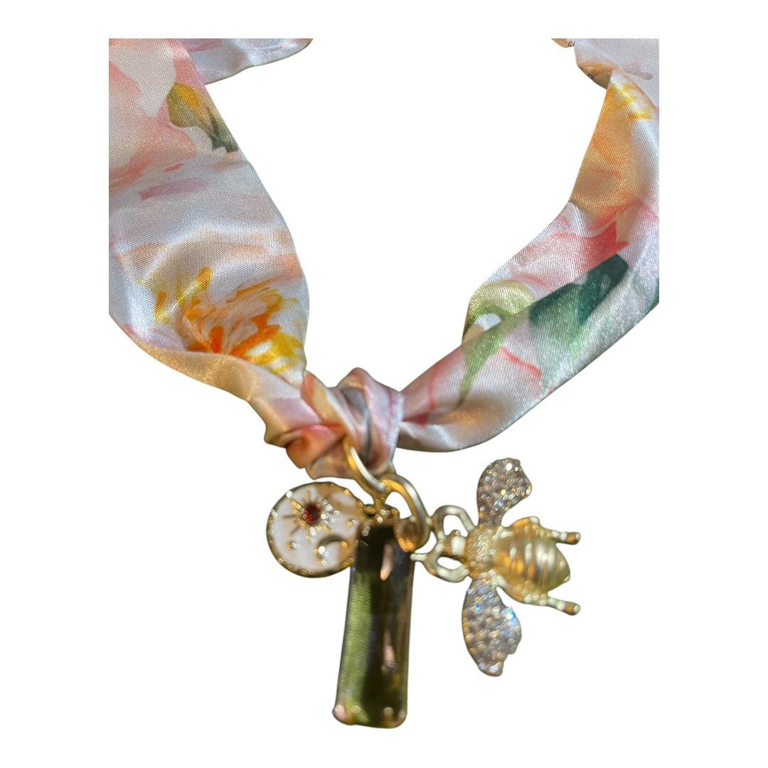 Scarf Charm Necklace-Bumblebee