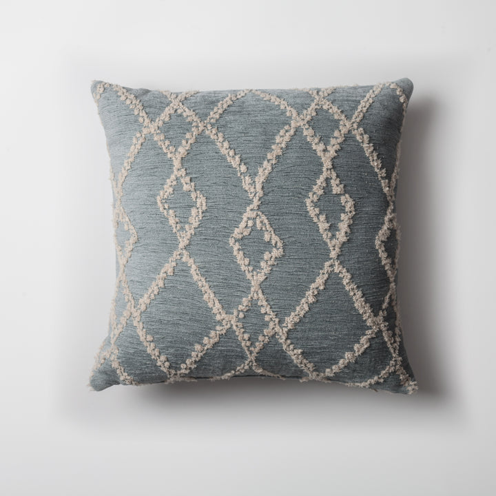Dia Square-Blue and Beige