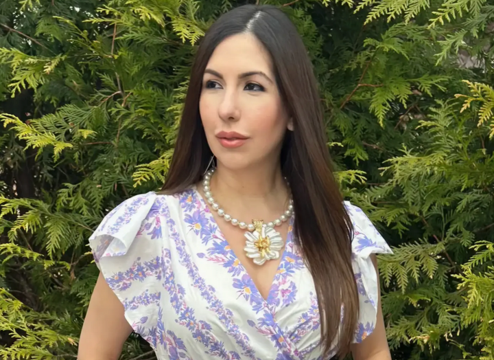 Chunky Pearl Flower Necklace