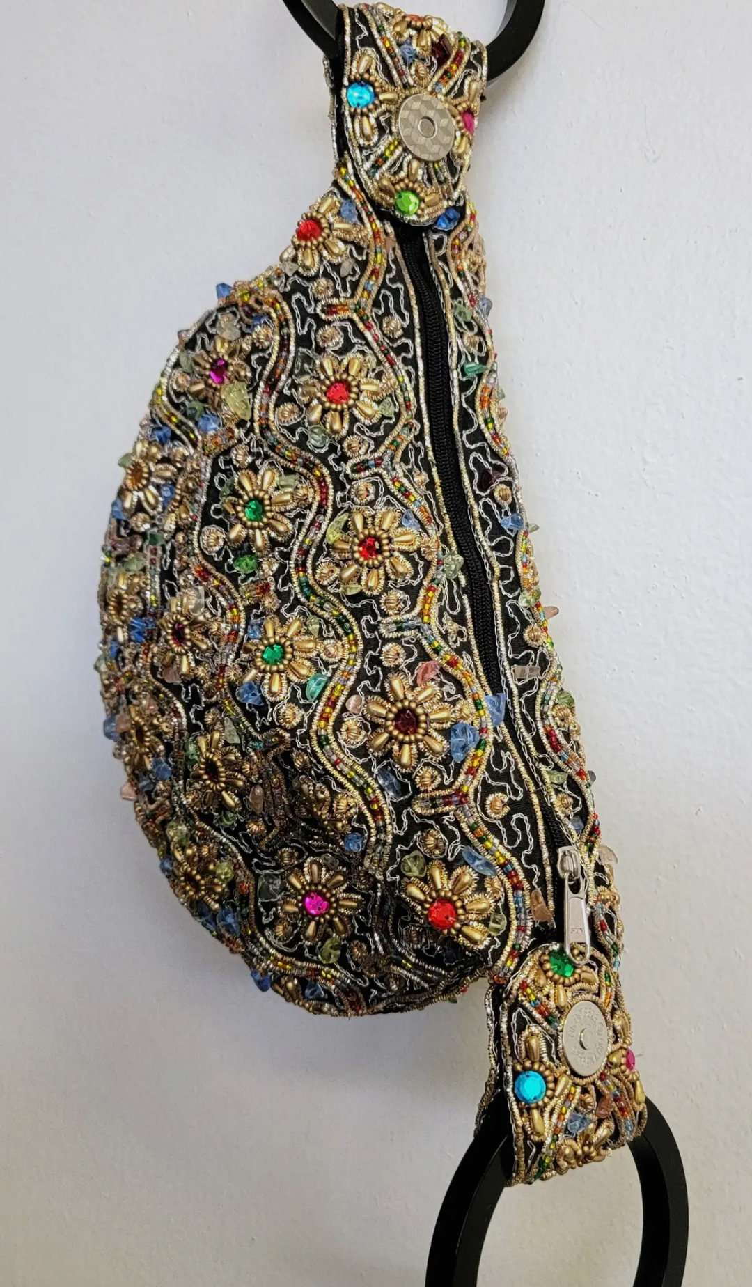 Beaded Wristlet Purse-Boho beaded