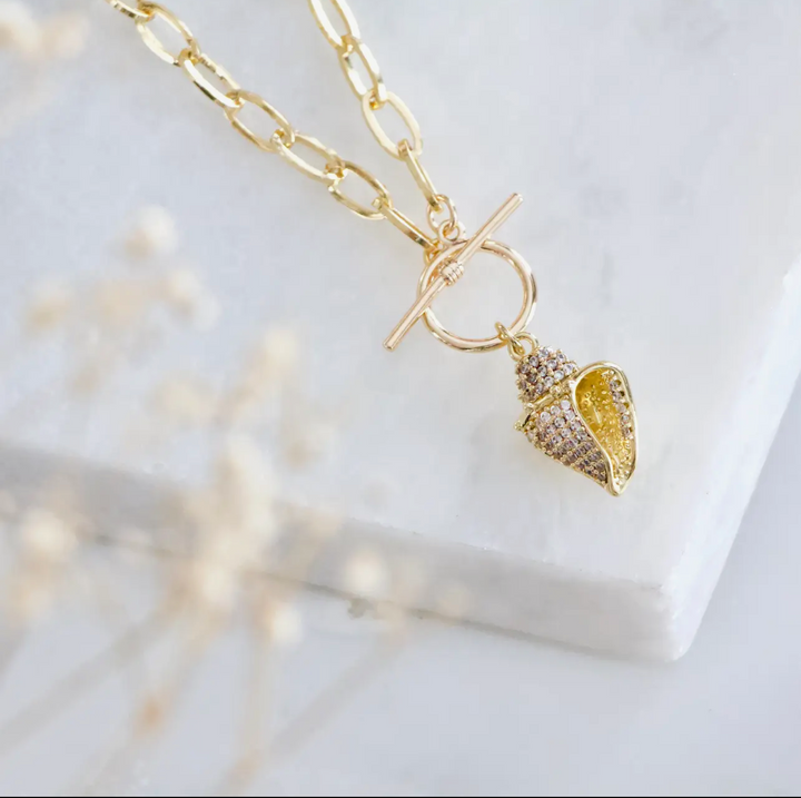 Shell Toggle Necklace