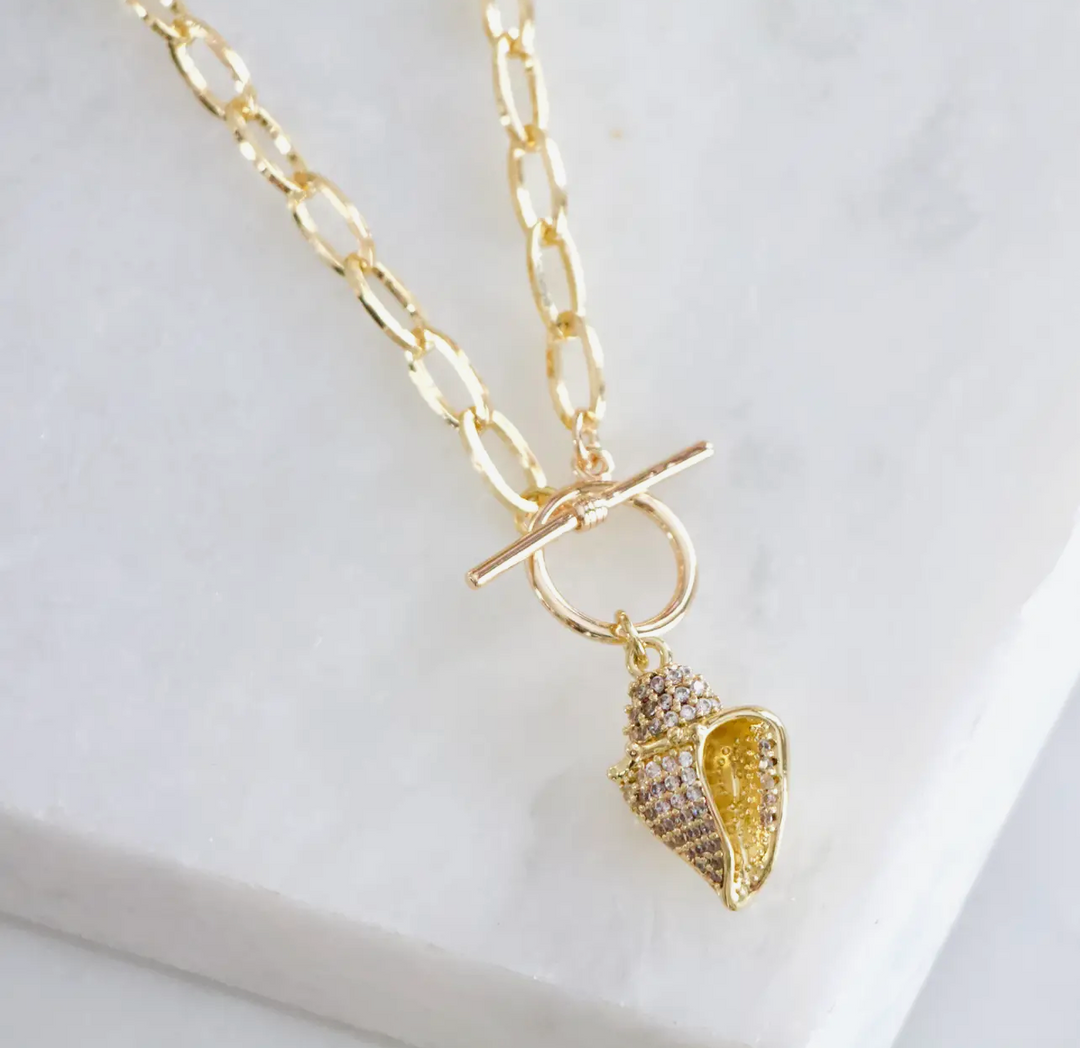 Shell Toggle Necklace