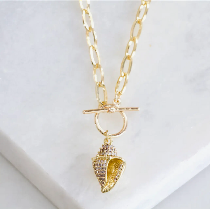 Shell Toggle Necklace