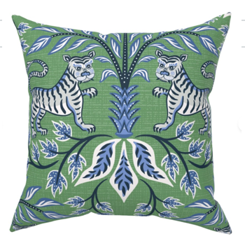 Custom Made Designer Throw Pillows-Tiger by the Tail