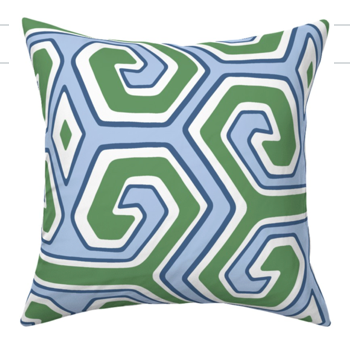 Custom Made Designer Throw Pillow-Tiger by the Tail Graphic