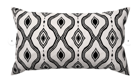 Custom Made Designer Throw Pillow-Lemon Zest Ogee