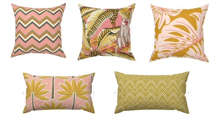 Custom Designer Pillow Set-The Colony Hotel